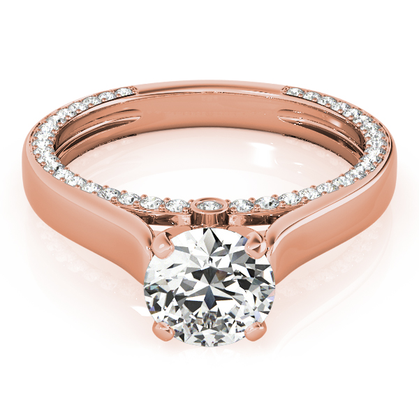 Grivya Lab-Created 4 Prong  Diamond Ring
