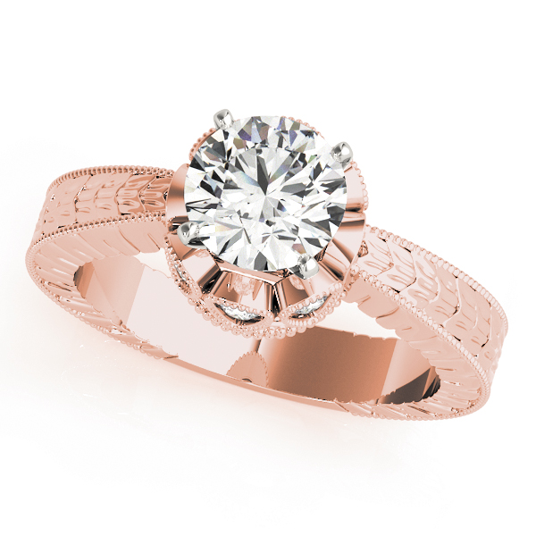 Lab-Created 4 Prong Diamond Ring