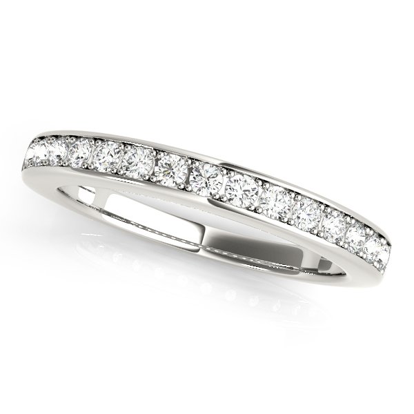 Agelrina Lab Grown Channel set  Diamond Ring