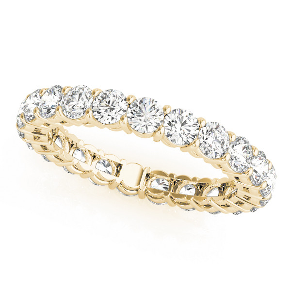 1.5 Ct Lab-Created Round Cut Emmanuella  Diamond Rings in 9K White Gold