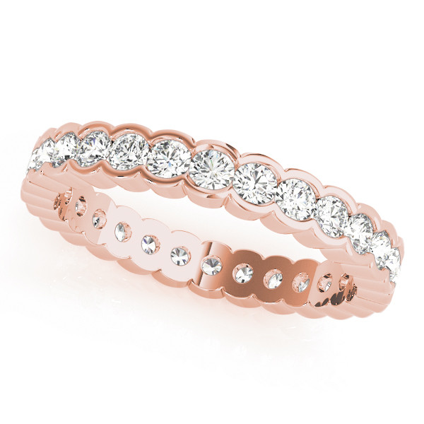 Elenora Natural Channel Set  Diamond Ring