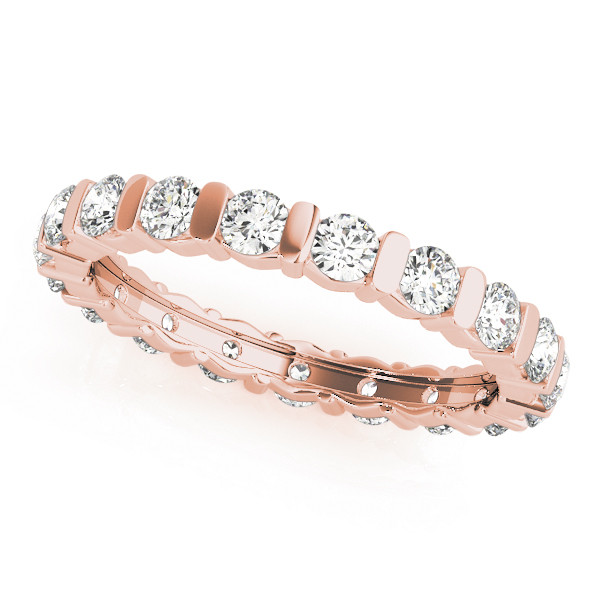 Elayne 1.10 - 1.45 Carat Bar Set Eternity Diamond Ring