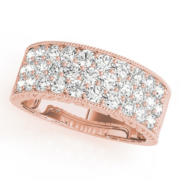 0.5 Ct Lab-Created Round Cut Declan  Diamond Rings in 9K White Gold