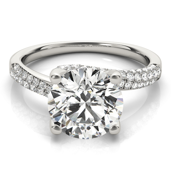 Tibiya Lab-Created 4 Prong Set Diamond Ring