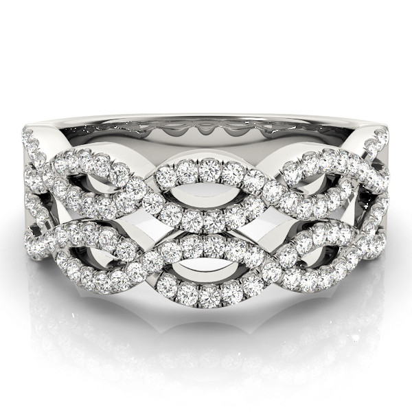 0.62 Ct Natural Round Cut Cyneburg Diamond for Women Wedding Rings in Silver 925