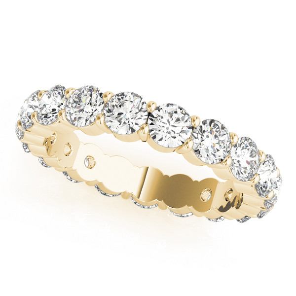 0.5 Ct Lab-Created Round Cut Ellee  Diamond Rings in 9K White Gold