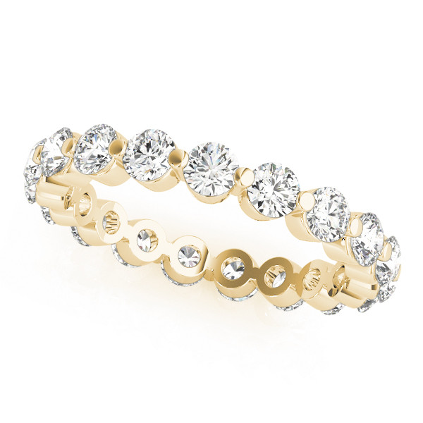0.65 Ct Lab-Created Round Cut Ellorie  Diamond Rings in 9K White Gold