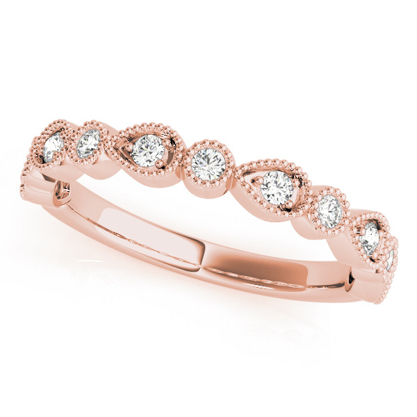 Natural Bezel-Set Diamond Ring