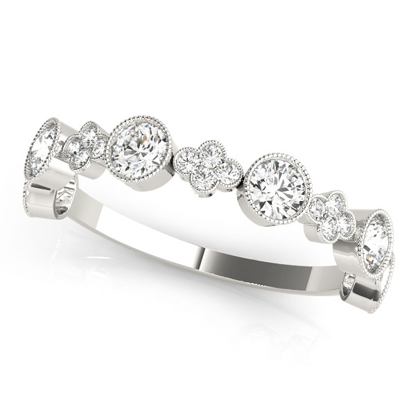 Natural Bezel-Set Diamond Ring