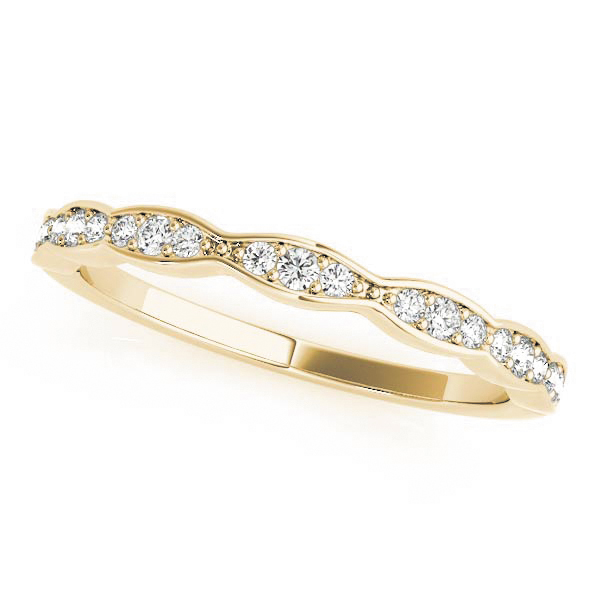 Liara Lab Grown Yellow Gold Pave set  Diamond Ring