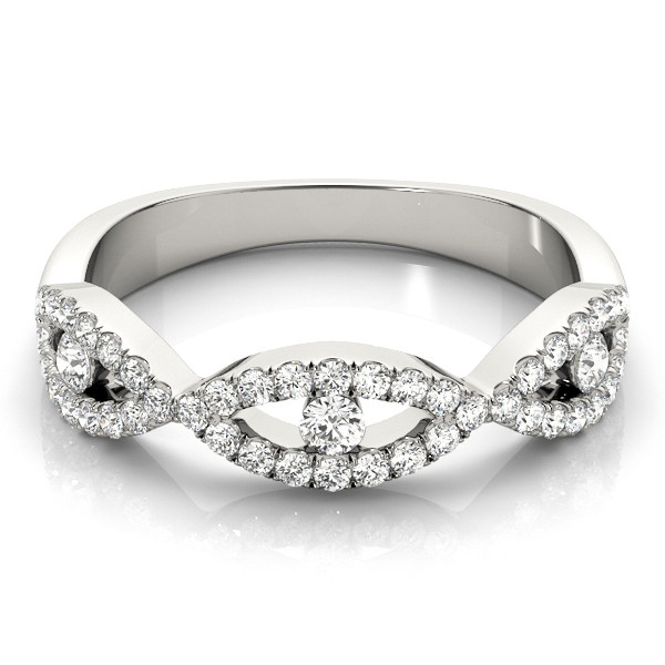 0.33 Ct Lab-Created Round Cut Cynorah Diamond for Women Wedding Rings in Silver 925