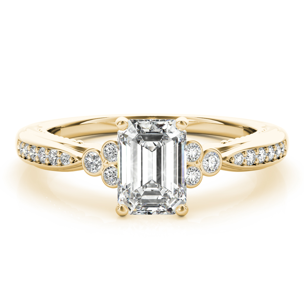 SunshineDiamonds Side Stone Diamond Diamond Rings in 9K