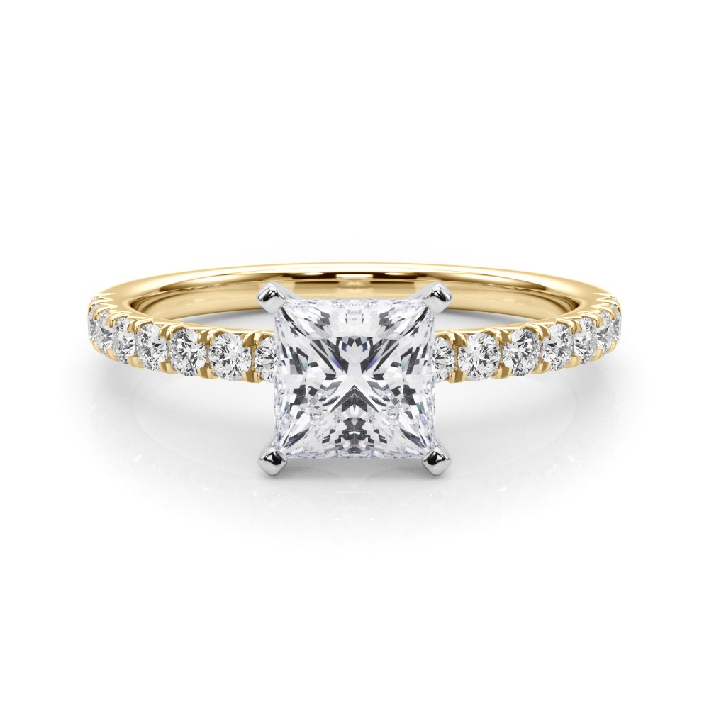 Shaila Natural 4 Prong Diamond Ring