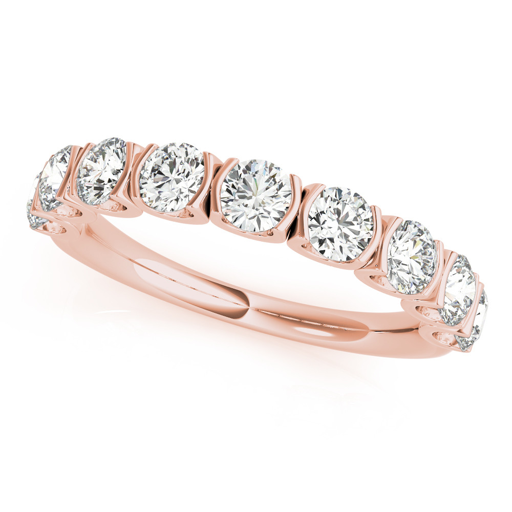 Natural Bar-Set Diamond Ring