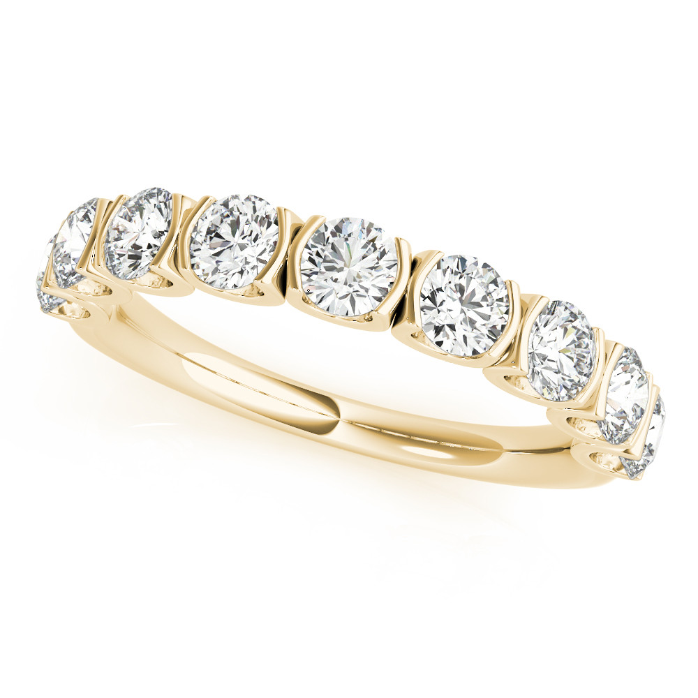 Natural Bar-Set Diamond Ring