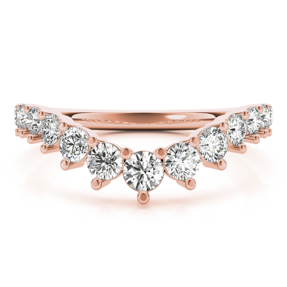 Lorin Lab Grown Diamond Rose Gold Prong set  Women's Wedding Ring
