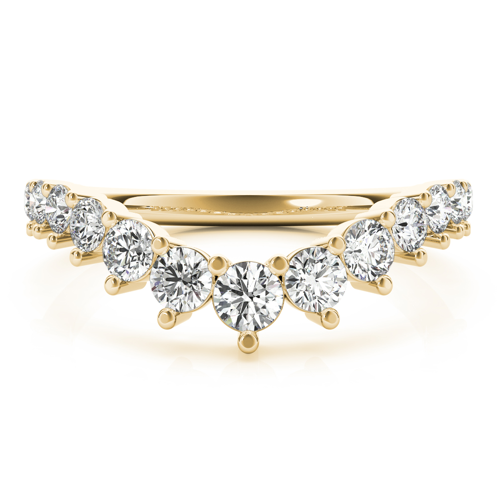 Lorin Lab Grown Diamond Yellow Gold Prong set  Women's Wedding Ring