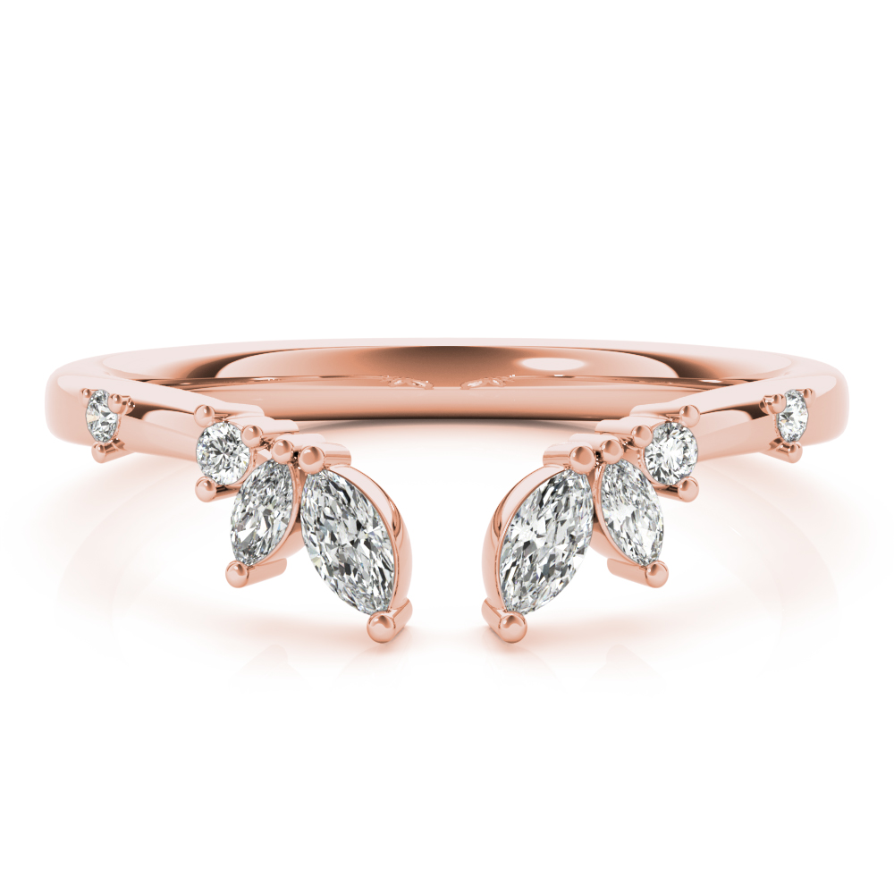 SunshineDiamonds Women's Wedding Wedding Rings in 9K Rose Gold and 1.00 Carat Lab Grown Diamond