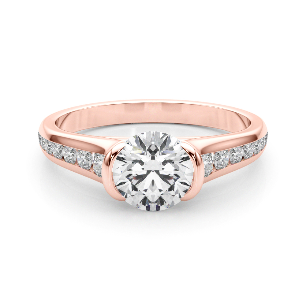 Siarah Natural Bezel Set Diamond Ring