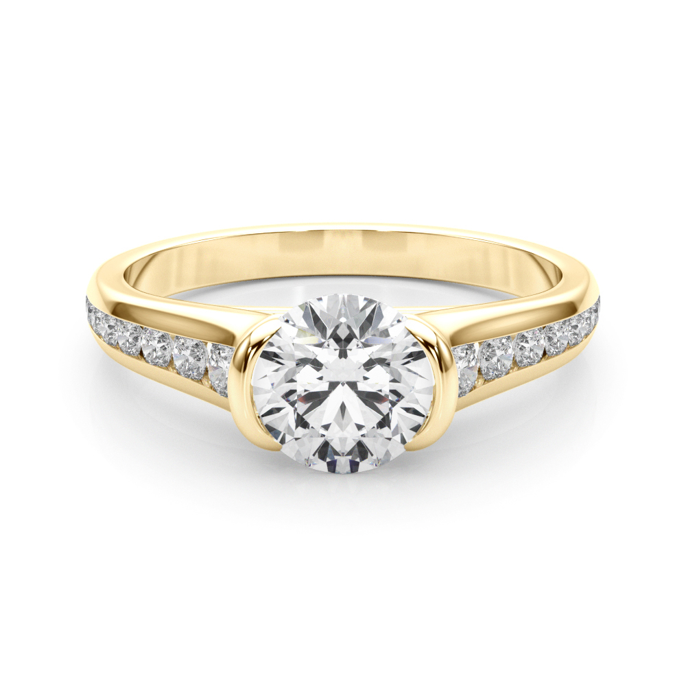 Siarah Natural Bezel Set Diamond Ring