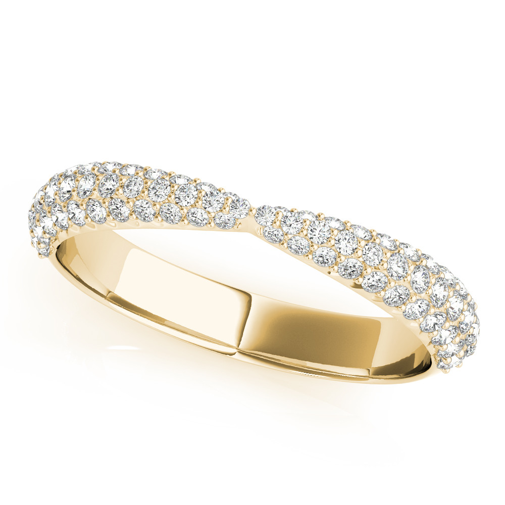 Ahava Natural Pave-Set  Diamond Ring