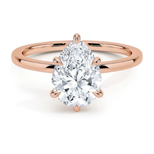 Deliah Natural 6 Prong  Diamond Ring