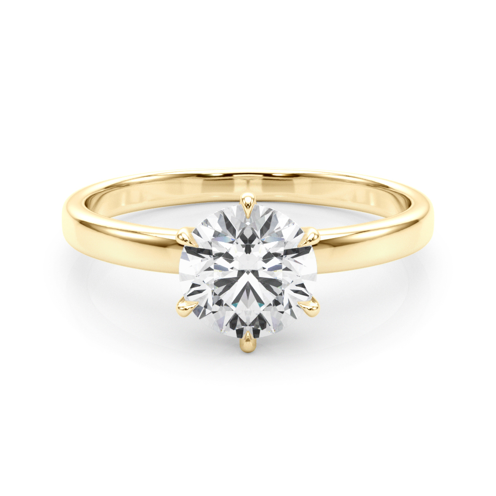 Deana Natural 6 Prong  Diamond Ring