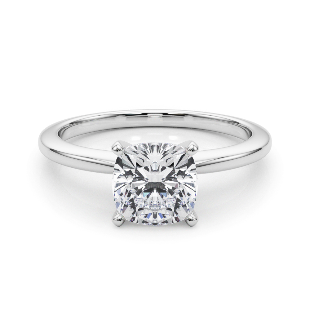 Dea Natural 4 Prong  Solitaire Diamond Ring