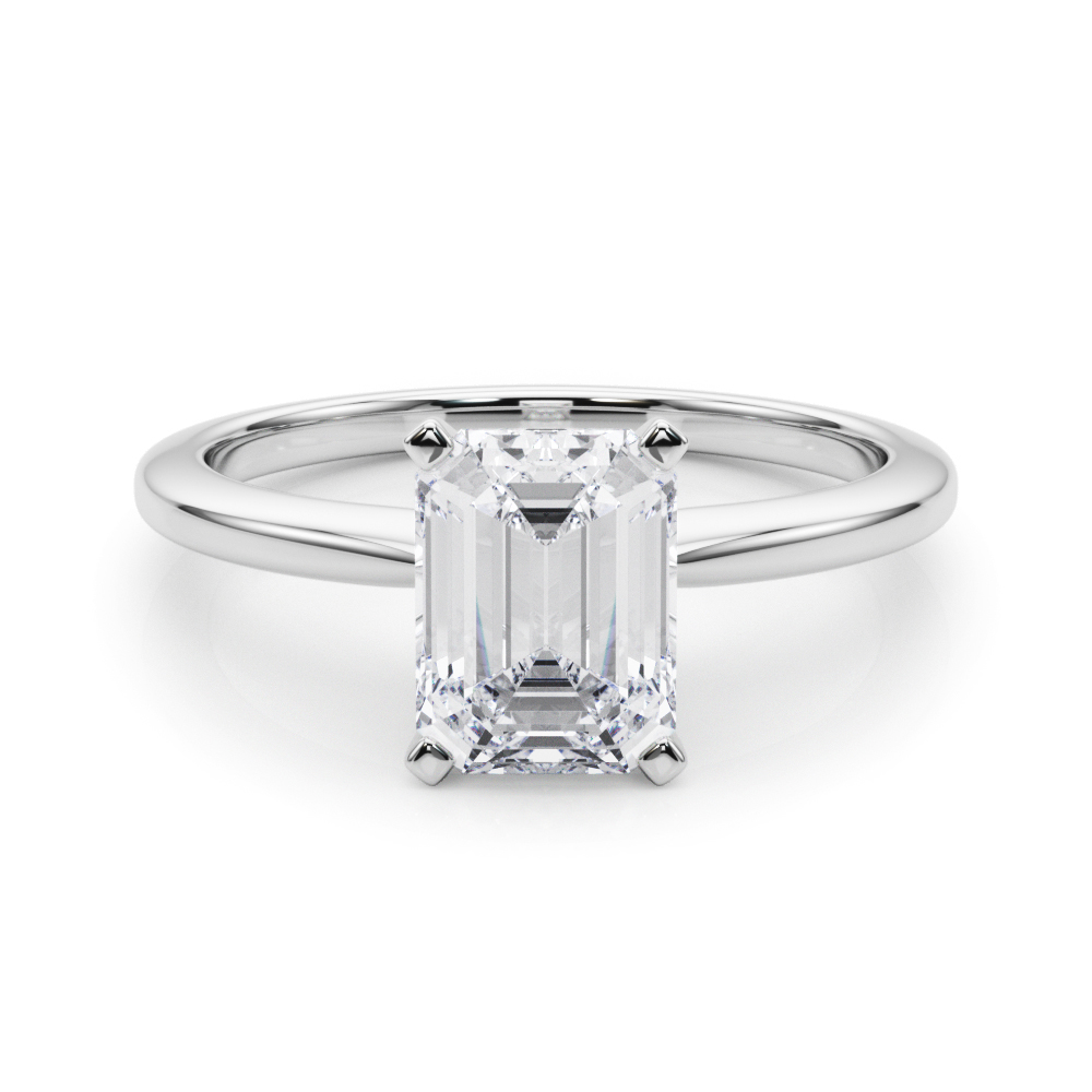 Dea Natural 4 Prong  Solitaire Diamond Ring
