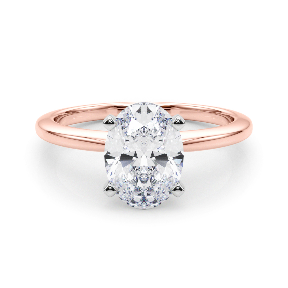 SunshineDiamonds Diamond Solitaire Diamond Rings in 9K Rose