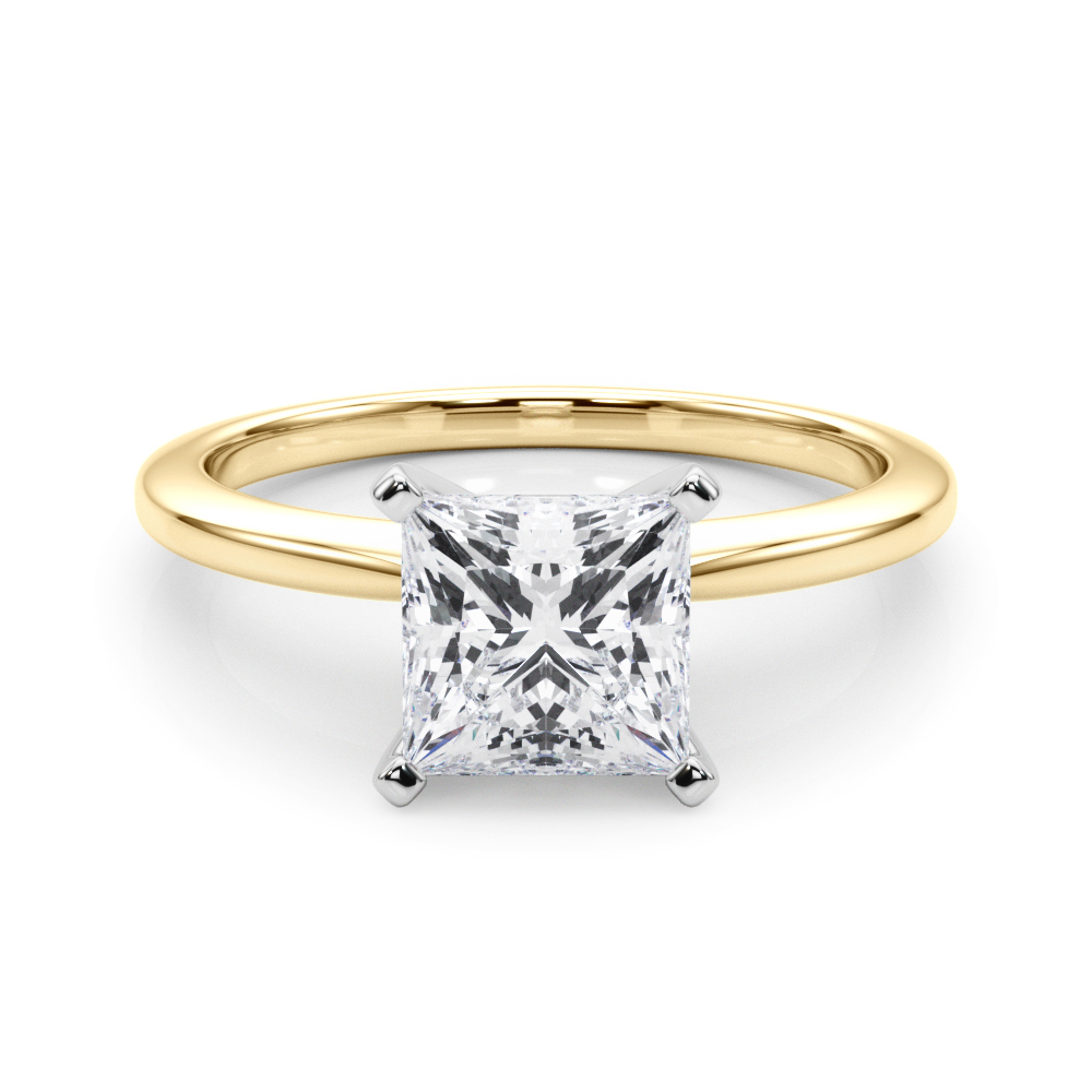 Dea Lab-Created 4 Prong  Diamond Ring