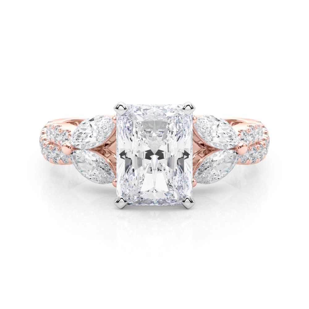 Jelintina Lab-Created 4 Prong Set Diamond Ring