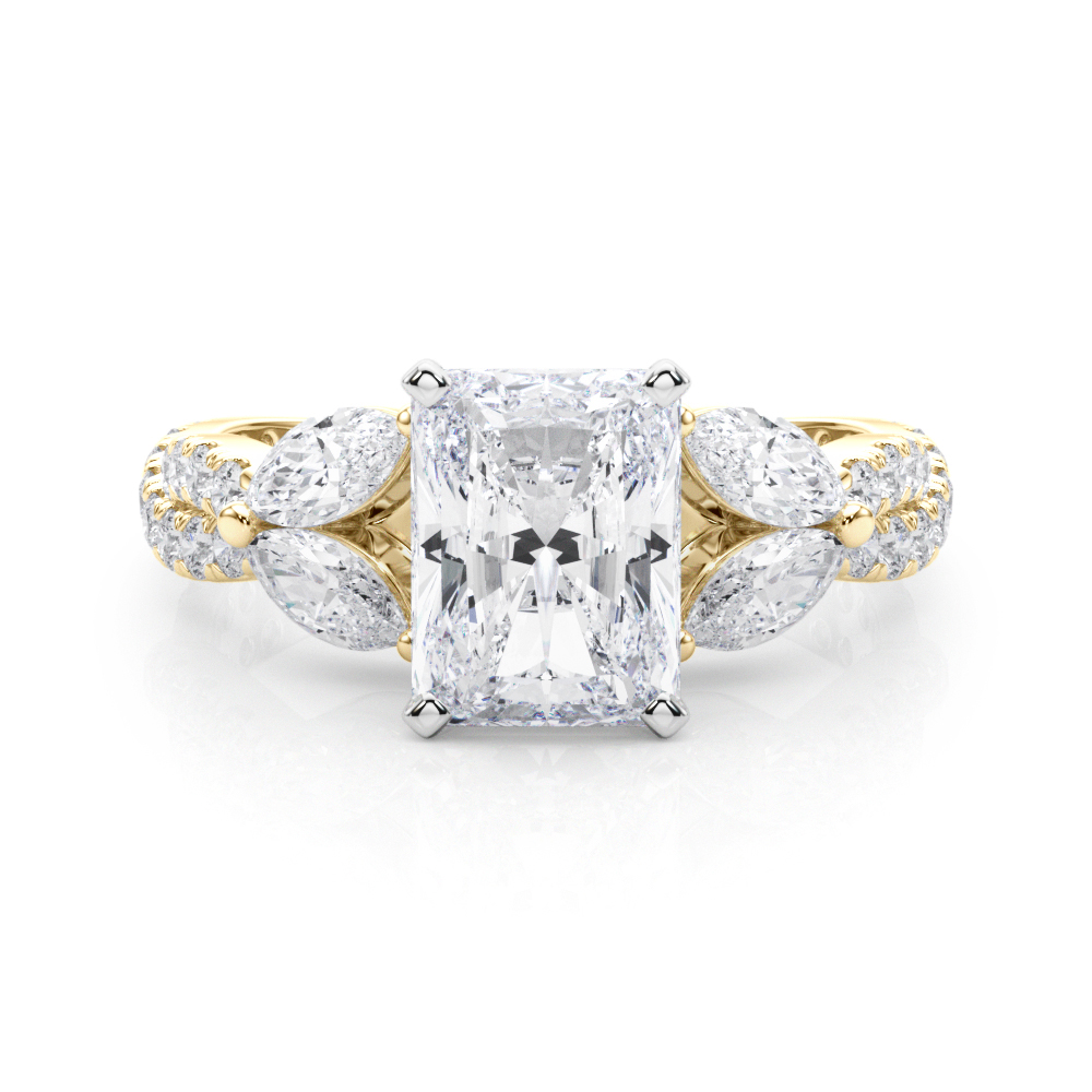 Jelintina Lab-Created 4 Prong Set Diamond Ring