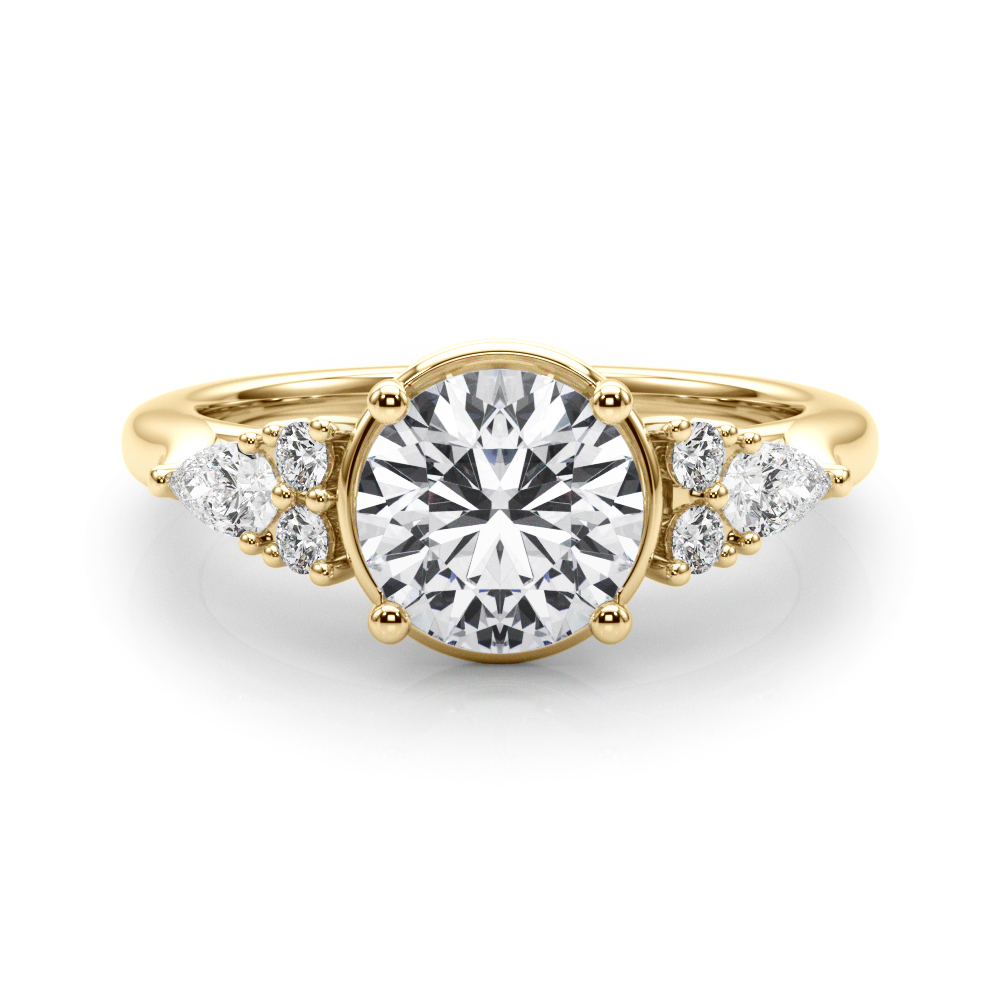Neira Lab-Created 4 Prong Diamond Ring