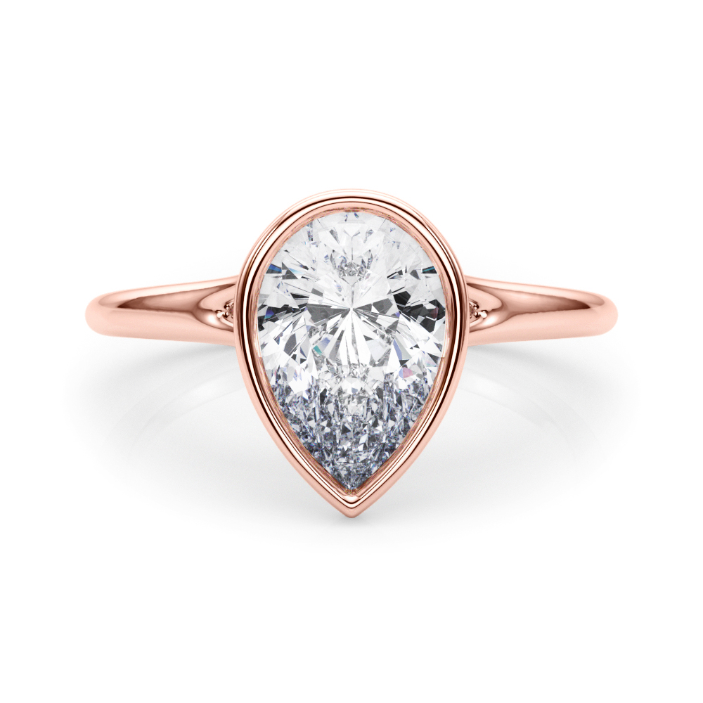 SunshineDiamonds Diamond Solitaire Diamond Rings in 9K Rose