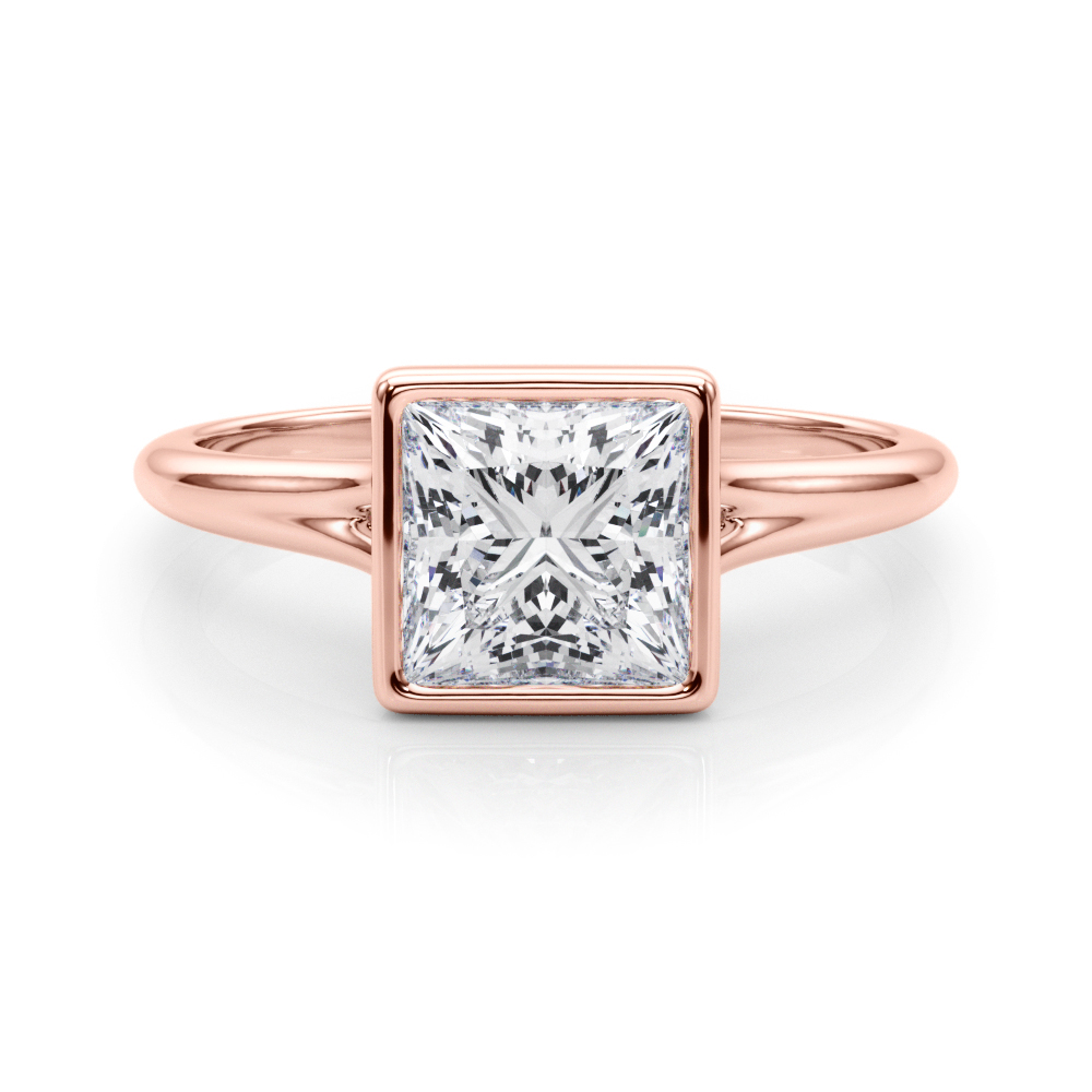 SunshineDiamonds Diamond Solitaire Diamond Rings in 9K Rose - 141