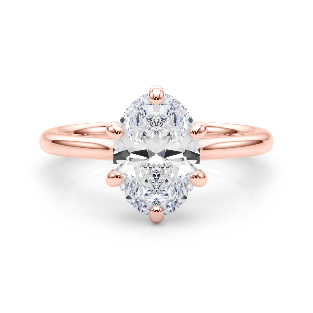 SunshineDiamonds Diamond Solitaire Diamond Rings in 9K Rose