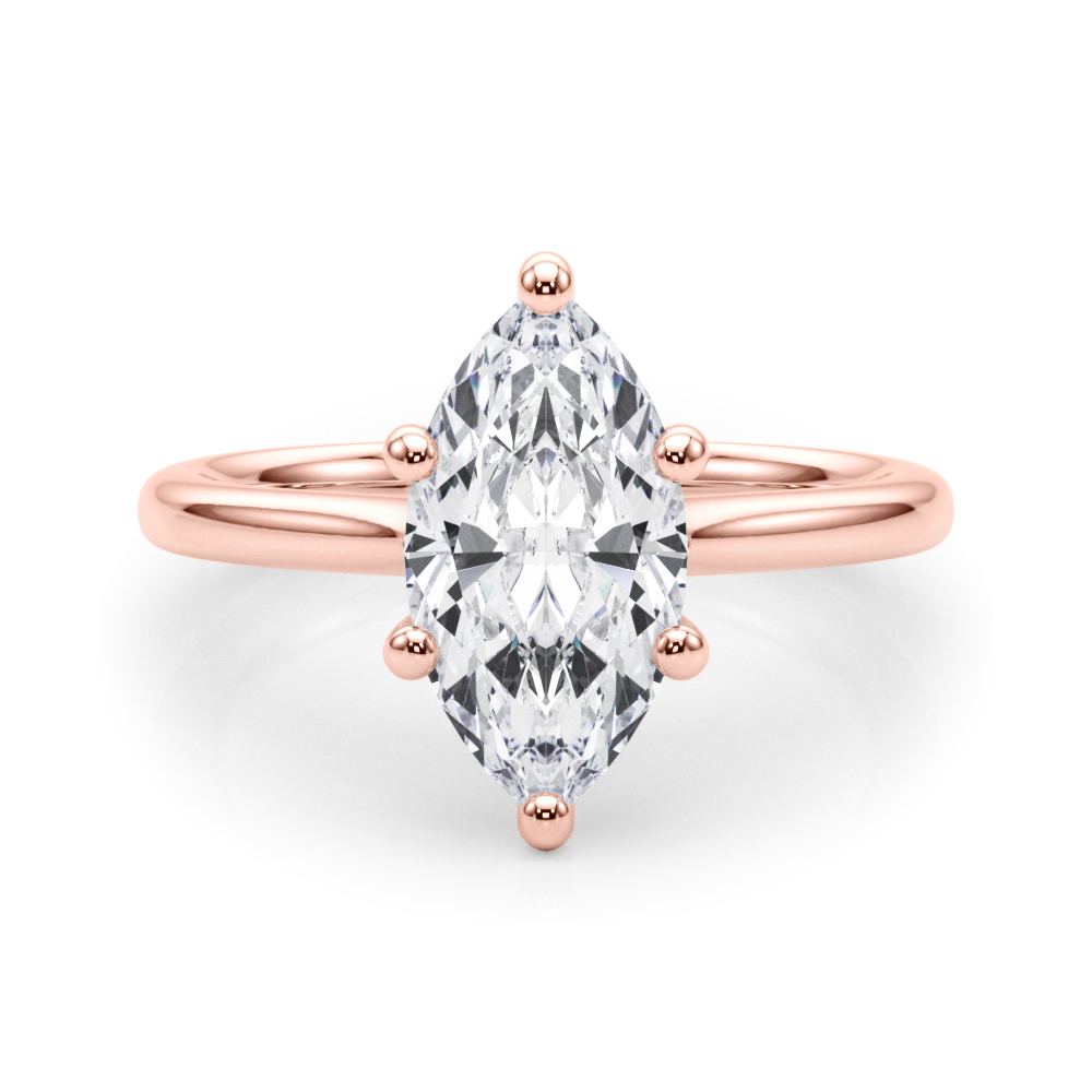 Evenna Lab-Created 6 Prong  Diamond Ring