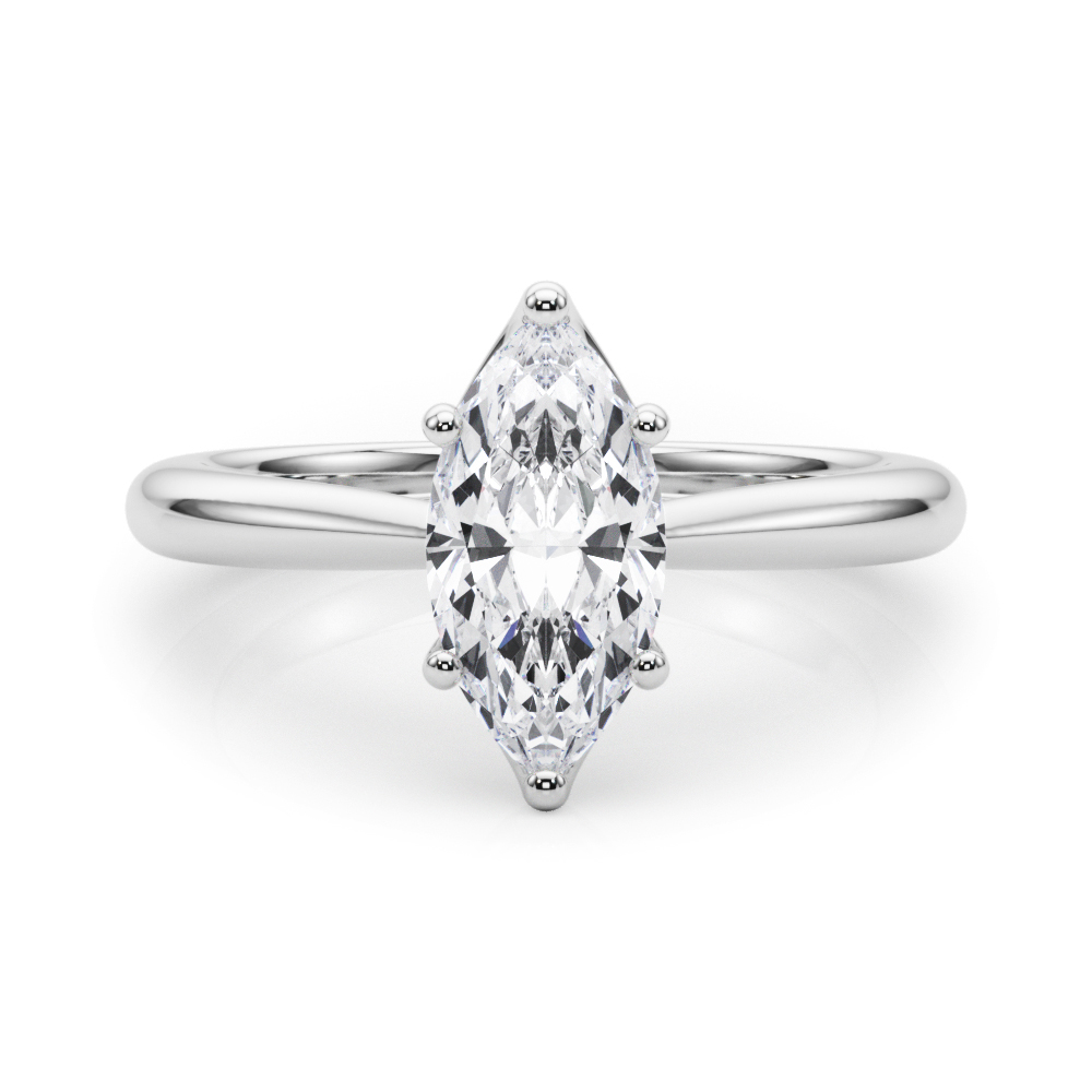 Esriln Lab-Created 6 Prong  Diamond Ring