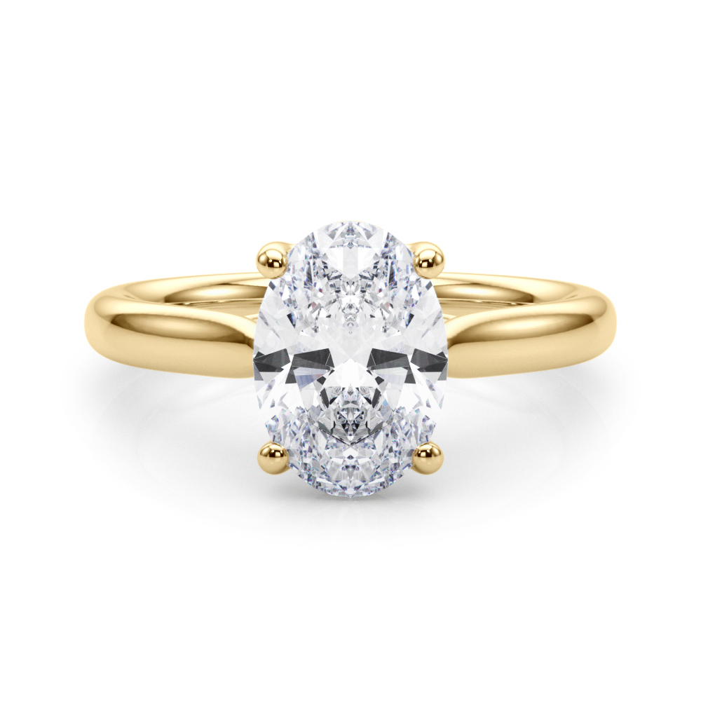 Diona Lab-Created 4 Prong  Diamond Ring
