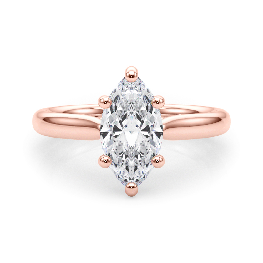 Deorna Lab-Created 6 Prong  Diamond Ring