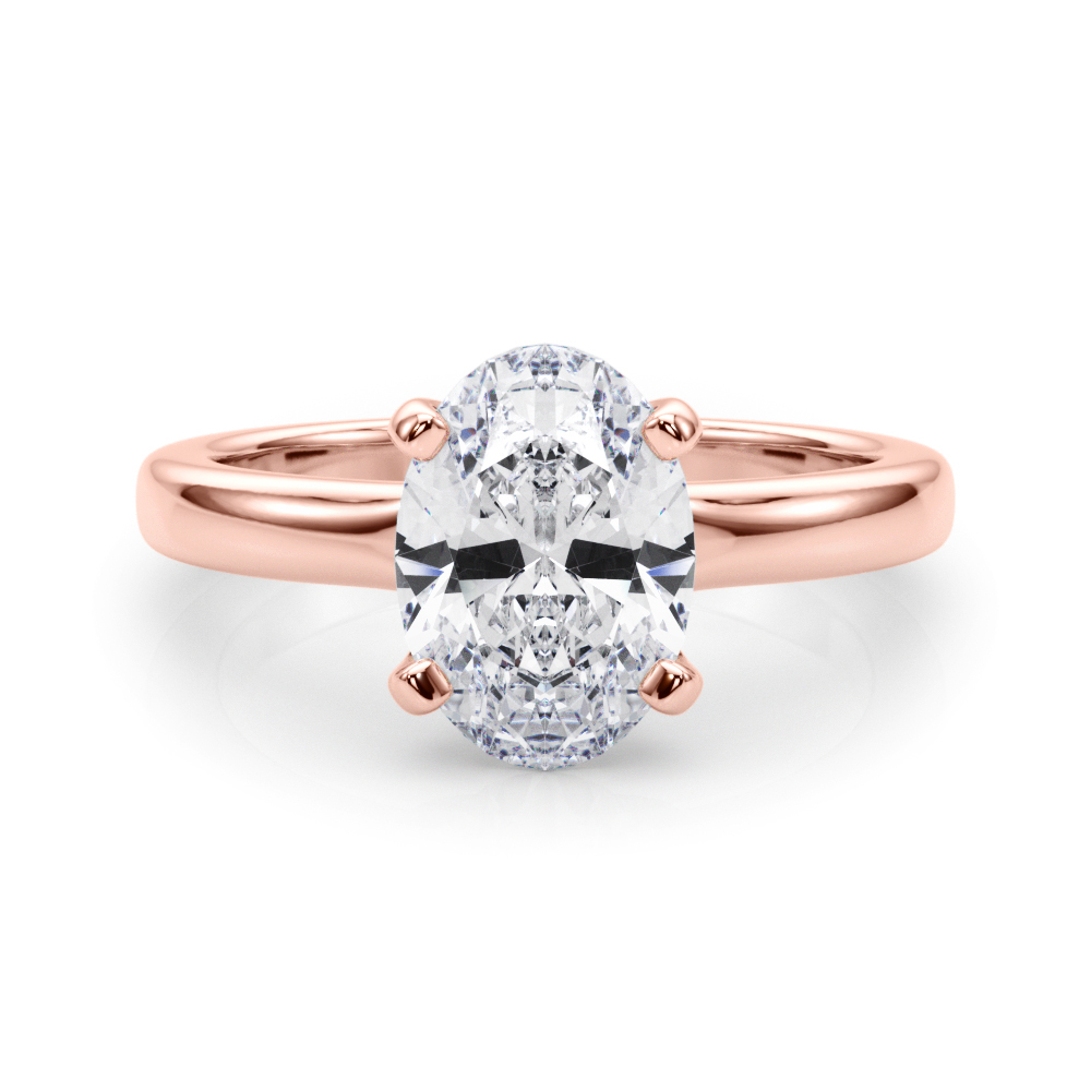 Deron Lab-Created 4 Prong  Diamond Ring