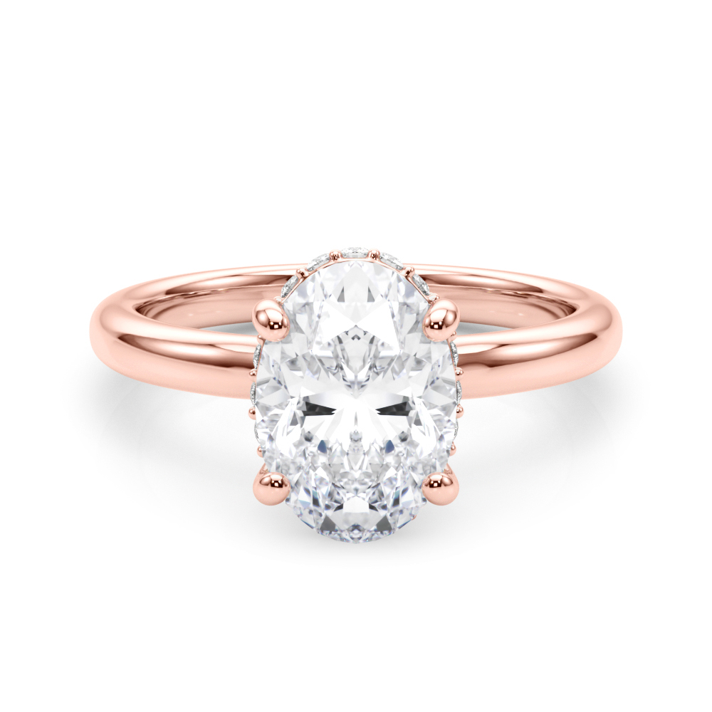 Elza Natural 4 Prong Diamond Ring