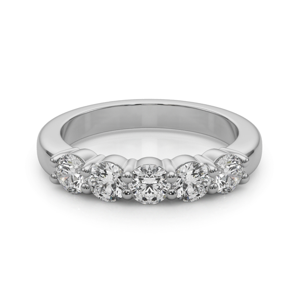 Melina Lab Grown Round cut Shared Prong Set  Diamond Ring
