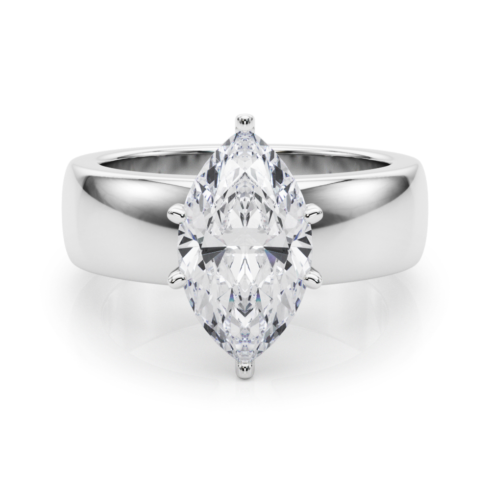 Drastlina Lab-Created 6 Prong  Diamond Ring