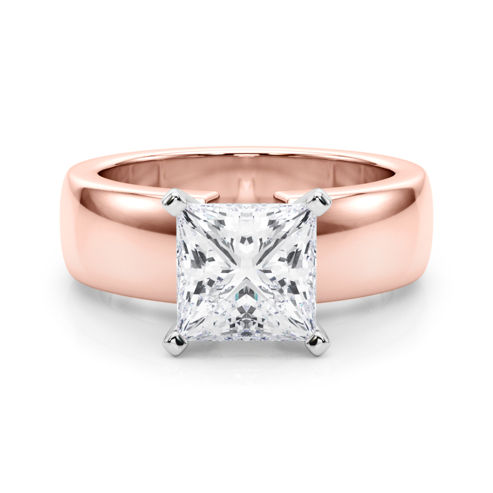 SunshineDiamonds Diamond Solitaire Diamond Rings in 9K Rose