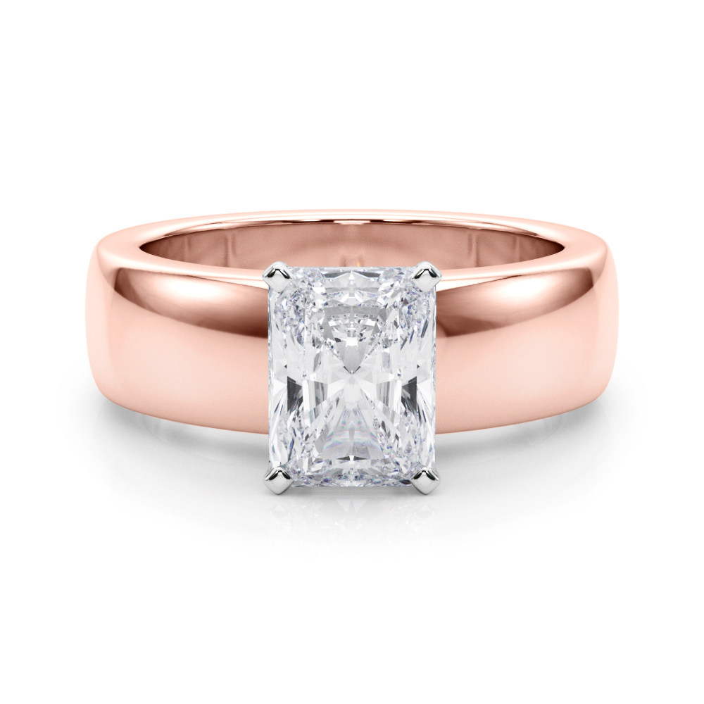 SunshineDiamonds Diamond Solitaire Diamond Rings in 9K Rose