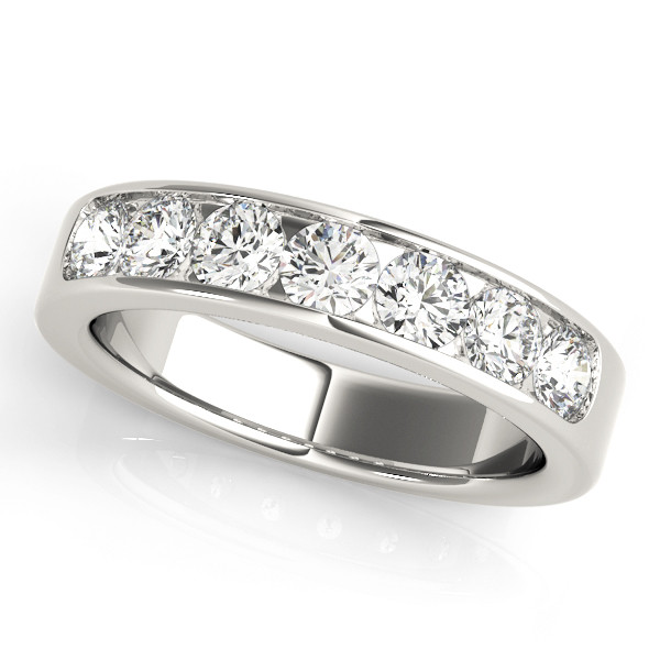 0.12 Ct Lab-Created Round Cut Calleigh  Diamond Rings in 9K White Gold