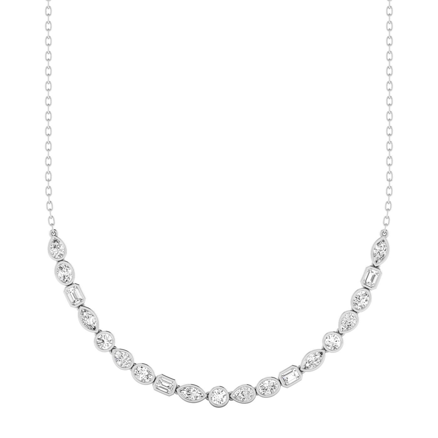 5.00 Carat Diamond Chain Necklace