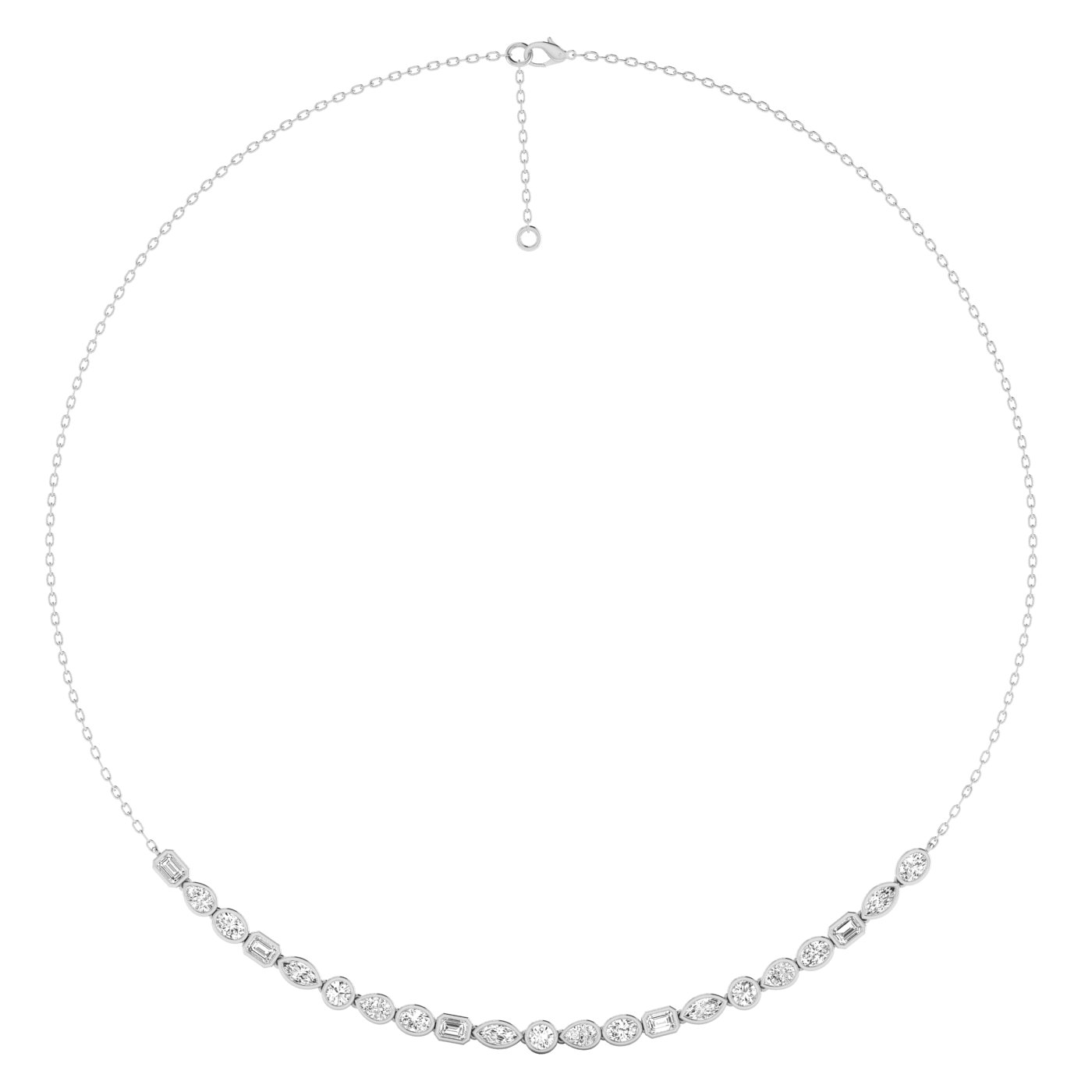 5.00 Carat Diamond Chain Necklace | Sunshine Diamonds
